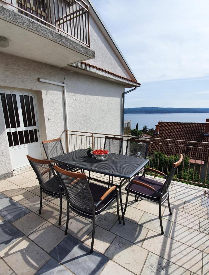 Seaview Apartment With Balcony And Terrace Barac Crikvenica Esterno foto