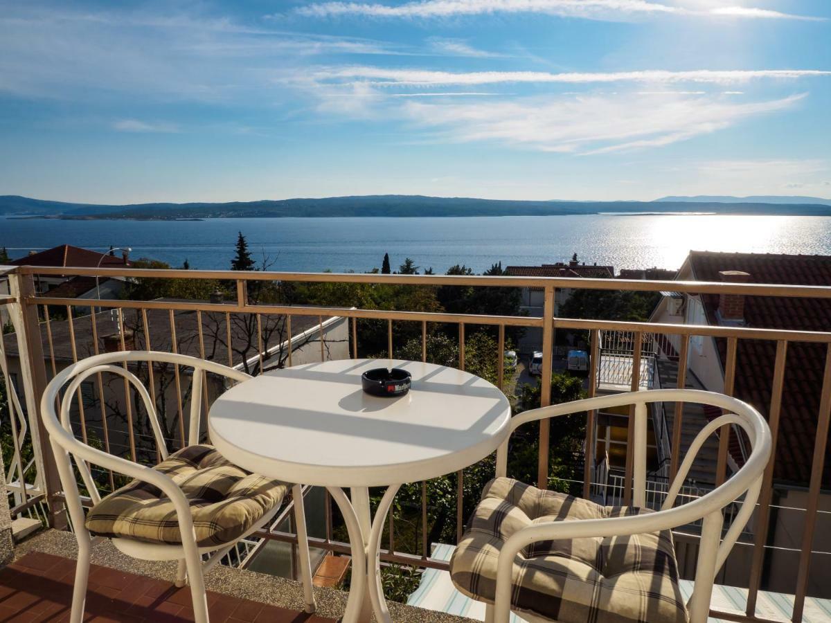 Seaview Apartment With Balcony And Terrace Barac Crikvenica Esterno foto